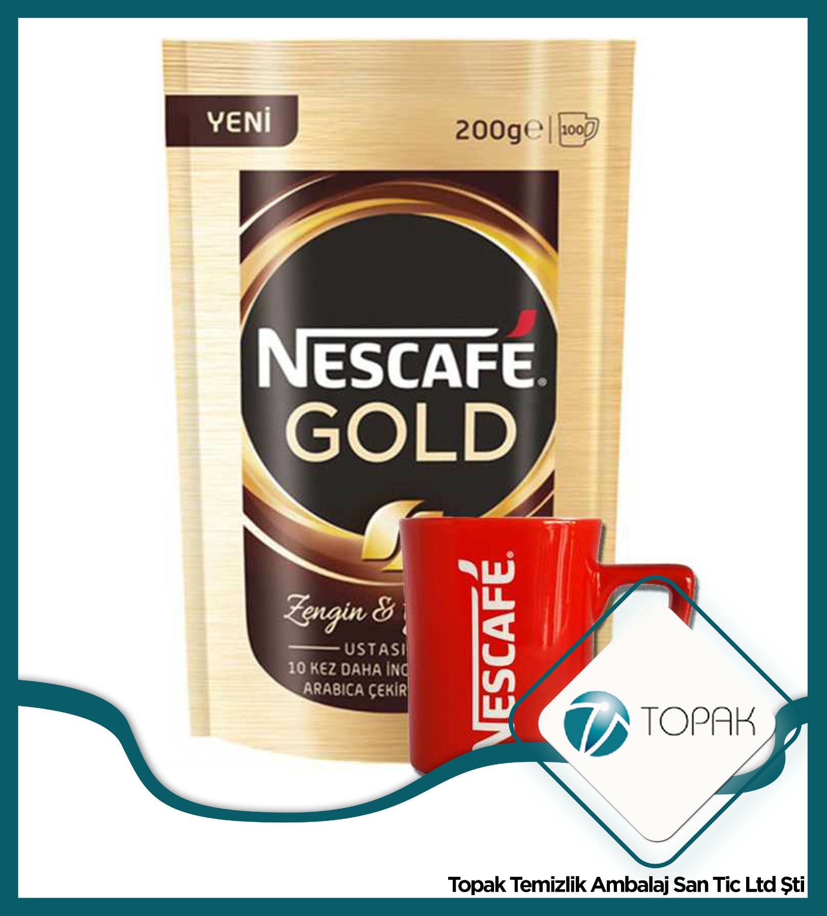 Toptan Nescafe Gold 200 gram Çorlu